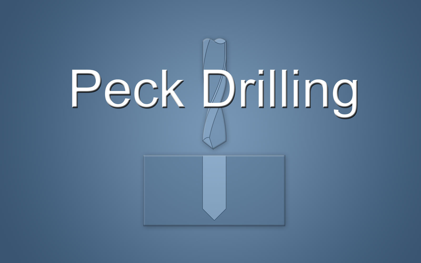 G73 and G83 peck drilling cycles G73 and G83 peck drilling cycles