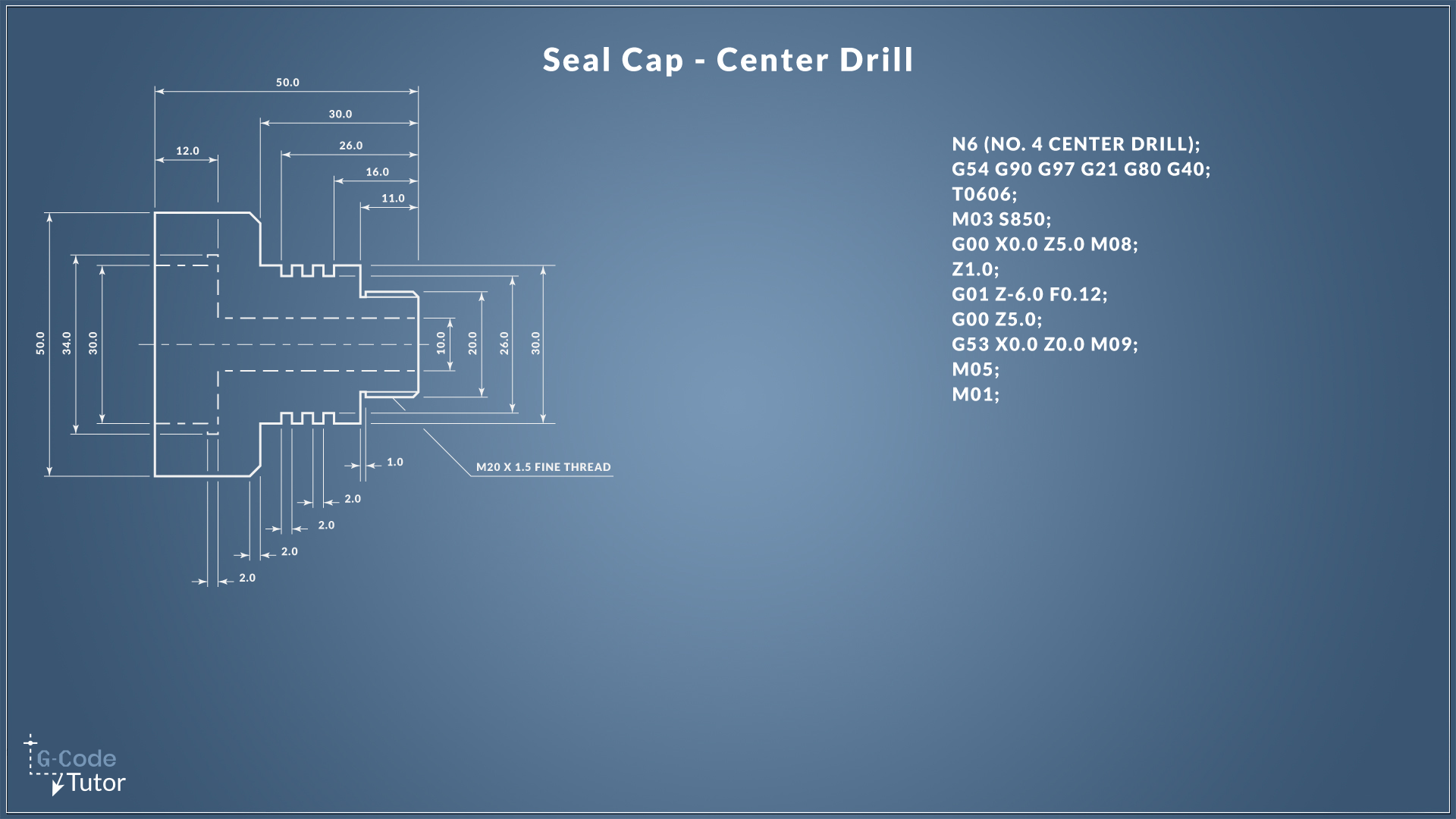 Seal Cap G-Code handout