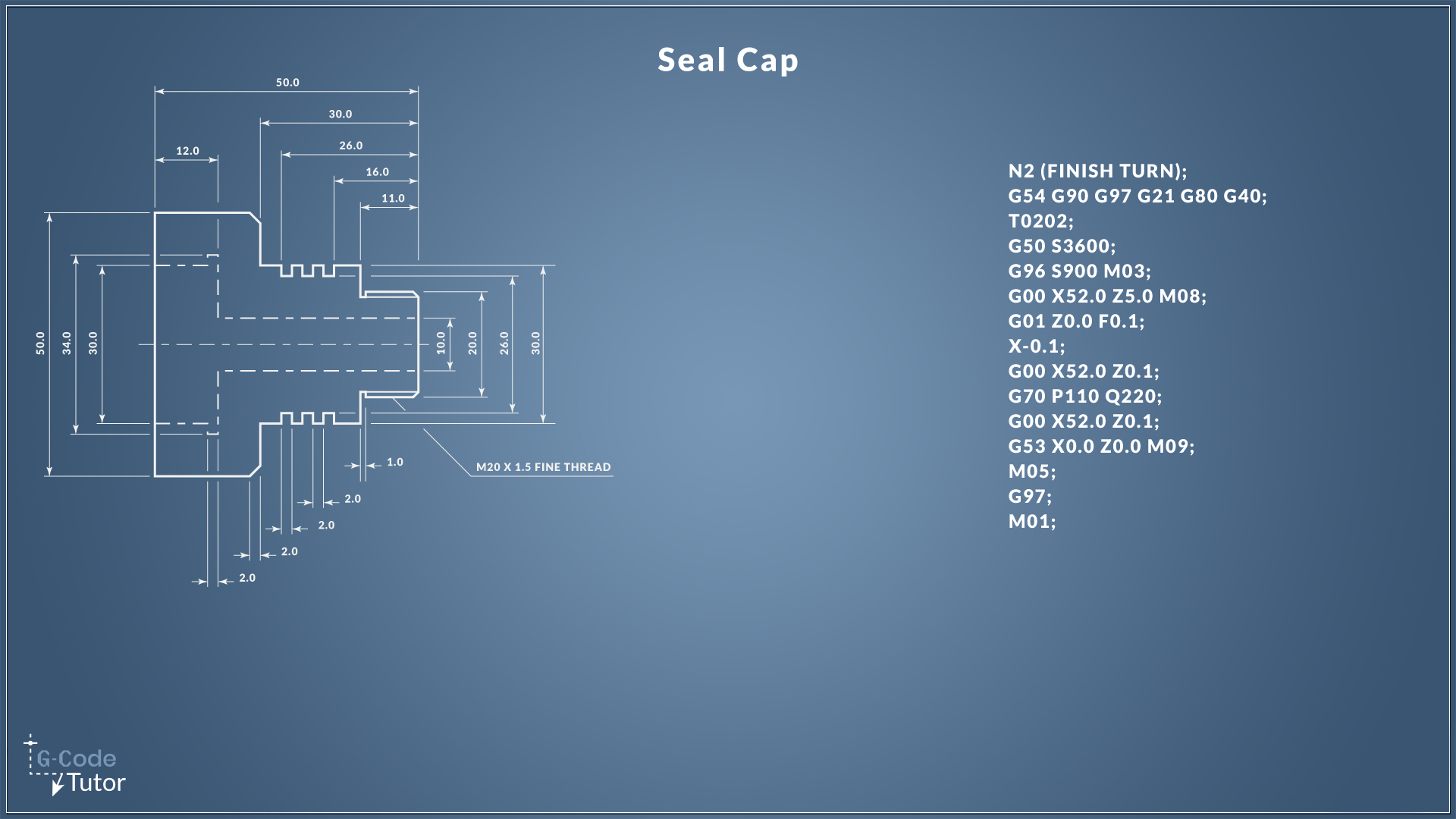 Seal Cap G-Code handout