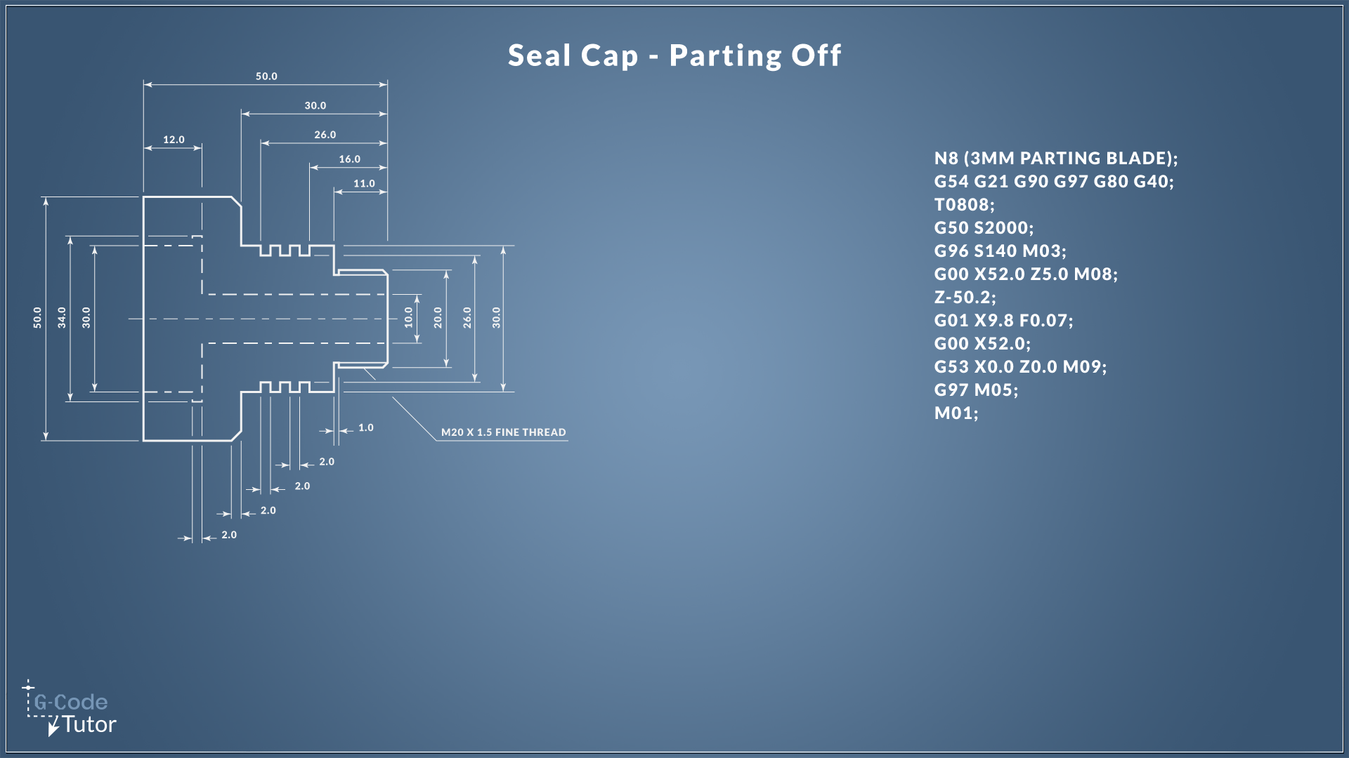 Seal Cap G-Code handout